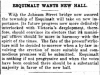 "Esquimalt Wants New Hall"