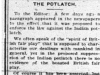 "The Potlatch"