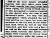 "Sorrowing Friends Attend Last Rites"