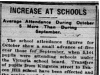 "Increase at Schools"